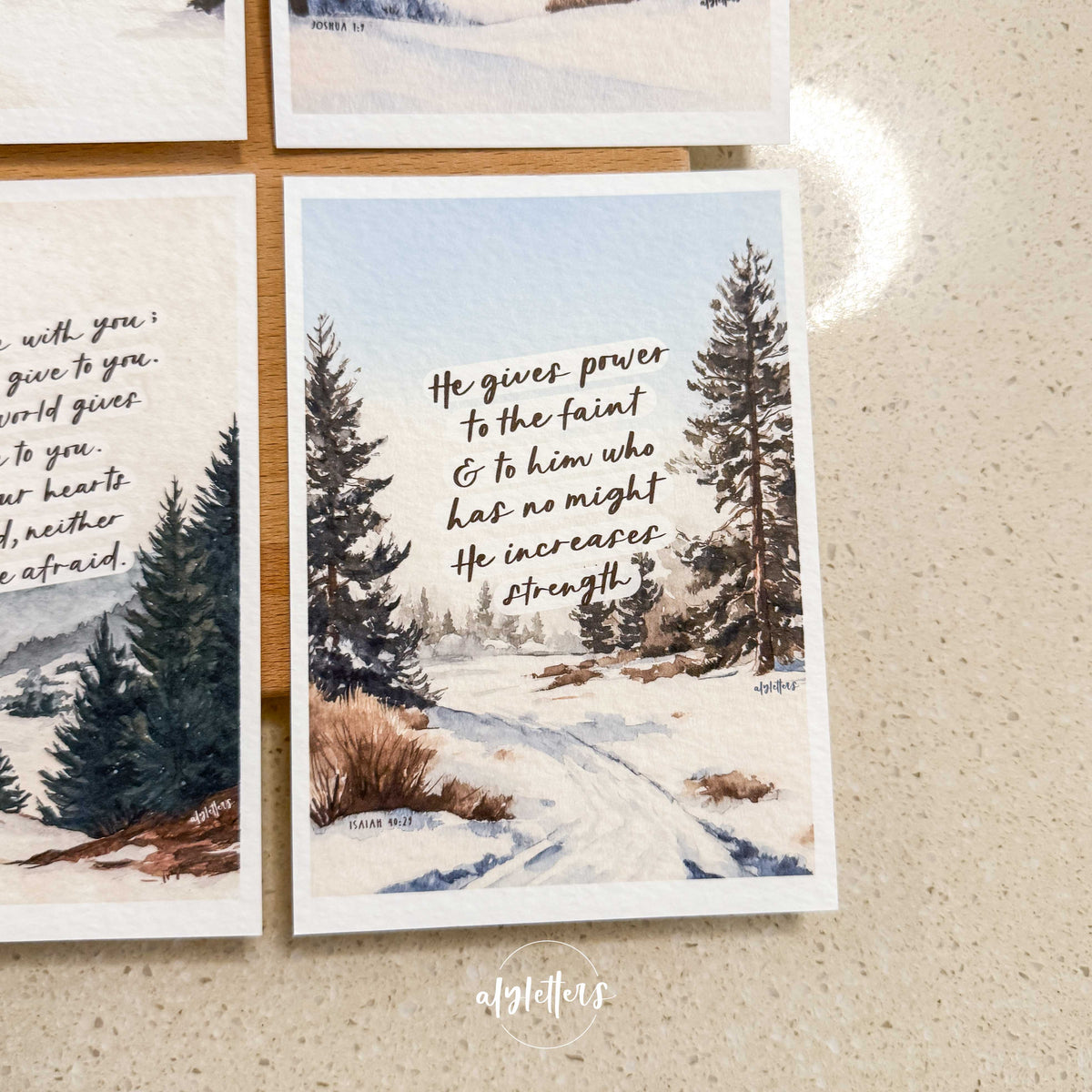 Held | WINTER Blessing Cards