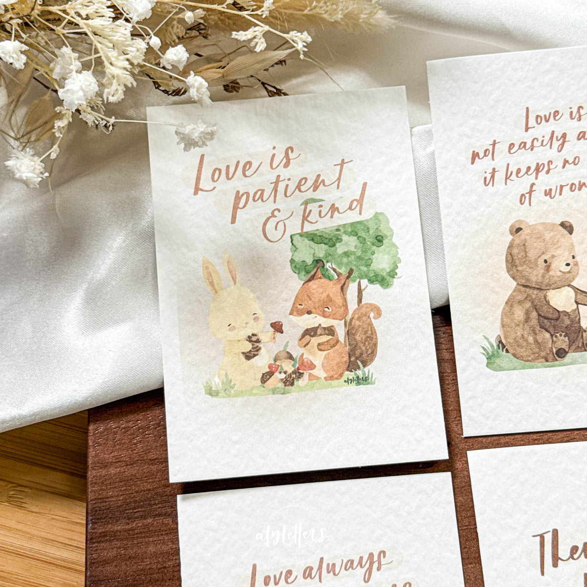 Love Is | 6 Mini Blessing Cards