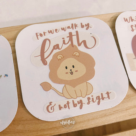 By Faith | 6 Individual Stickers