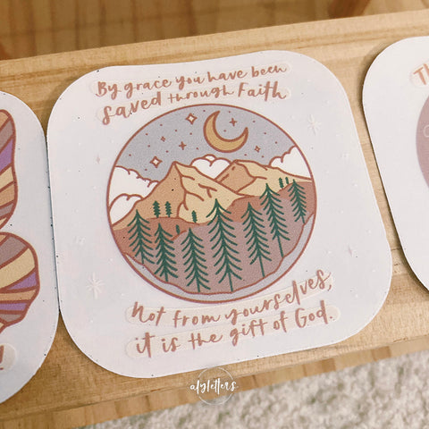 By Faith | 6 Individual Stickers