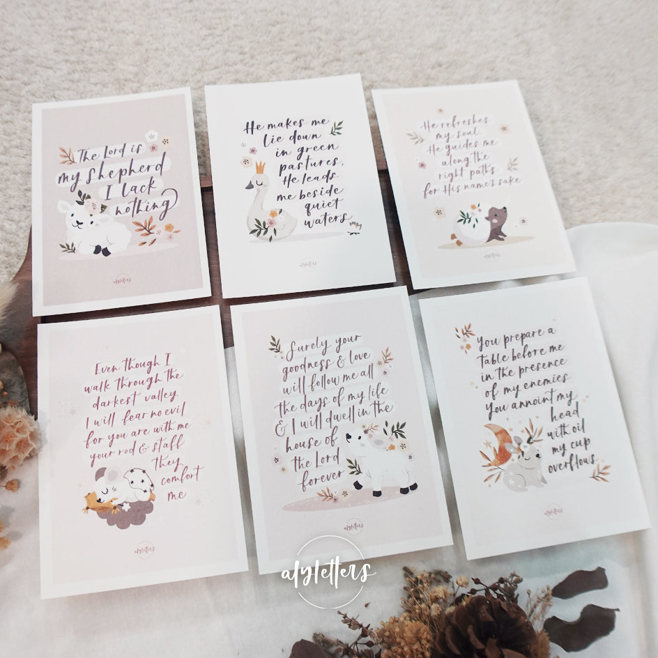 Psalm 23 | Blessing Cards