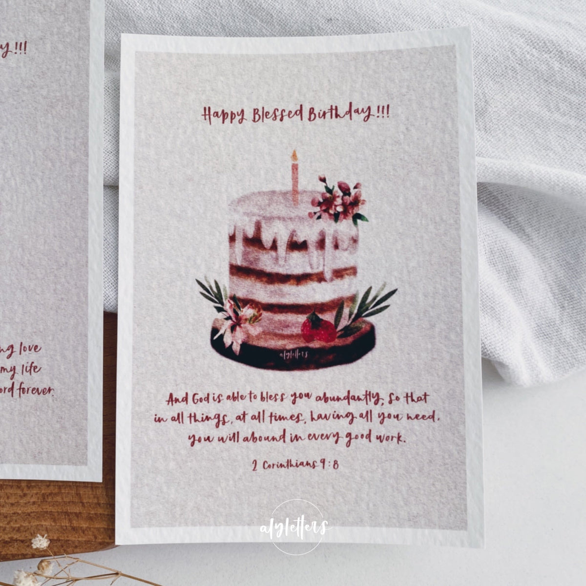 Birthday + Verse | Blessing Cards