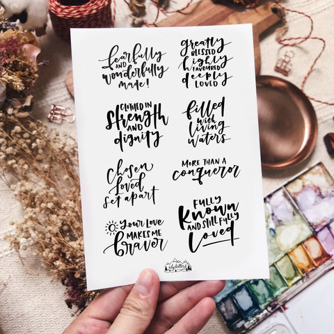 Highly Favoured | Sticker Sheets