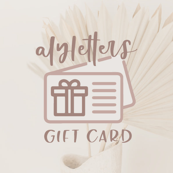 Alyletters Gift Card