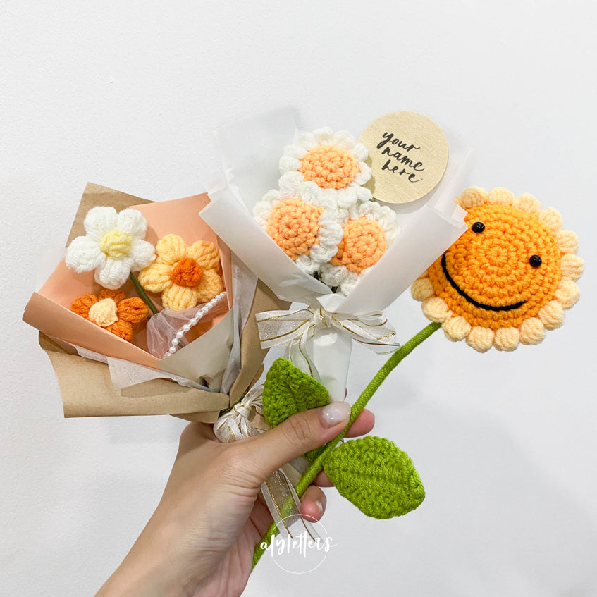 Mini Crochet Bouquets | Customisable