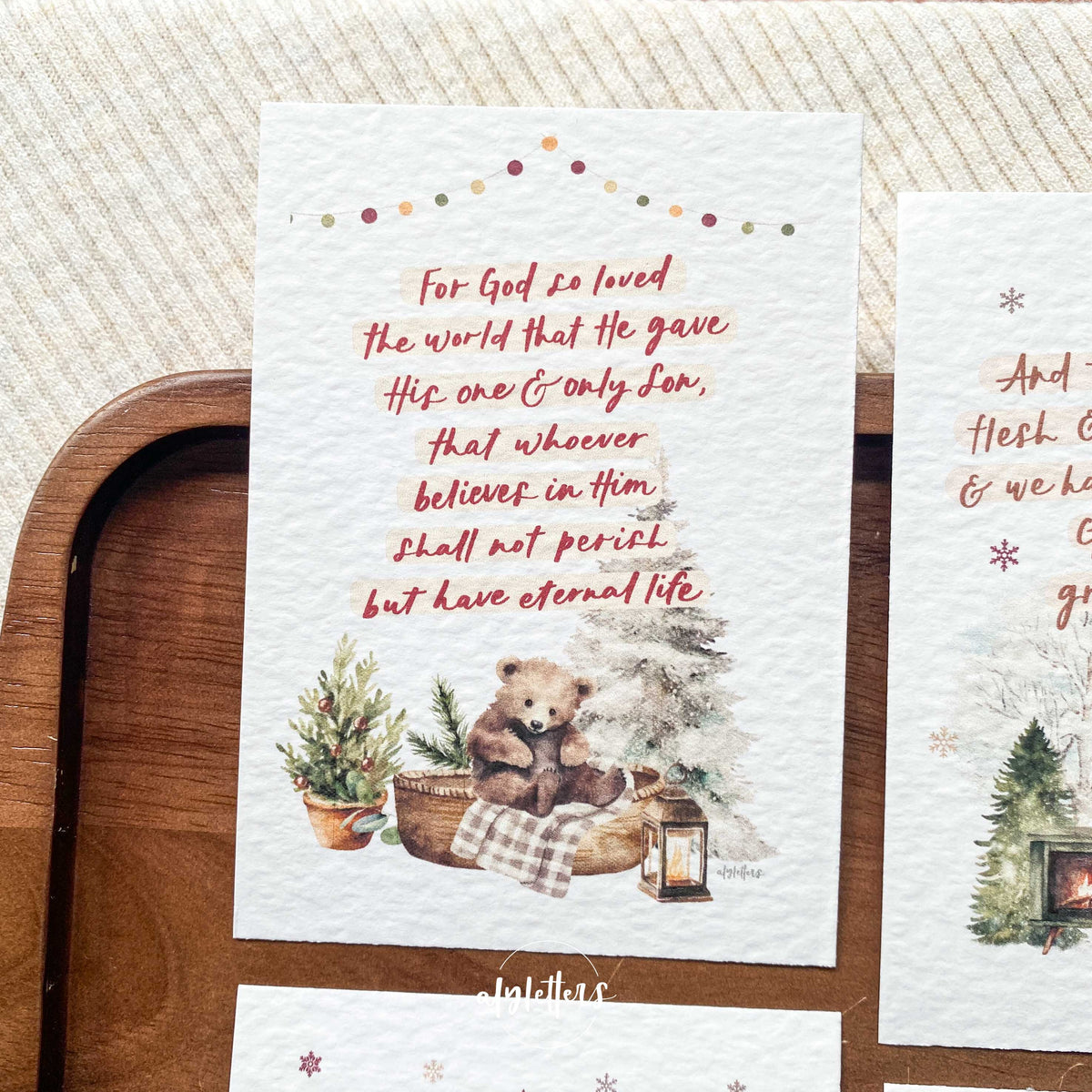 For God So Loved | Mini Christmas Cards
