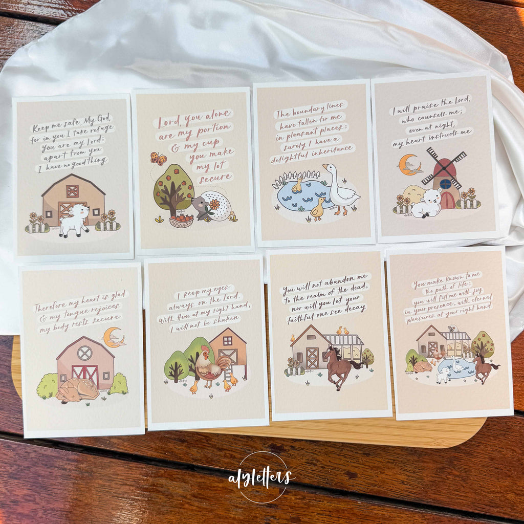 Psalm 16 | 8 Blessing Cards