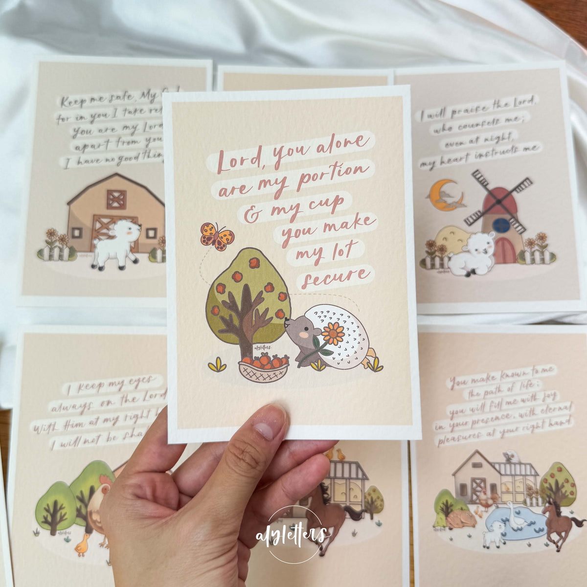 Psalm 16 | 8 Blessing Cards