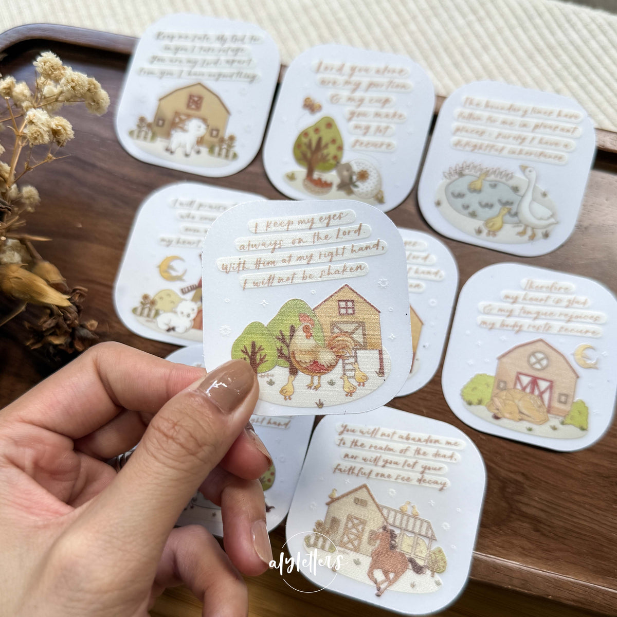 Psalm 16 | 8 Individual Stickers