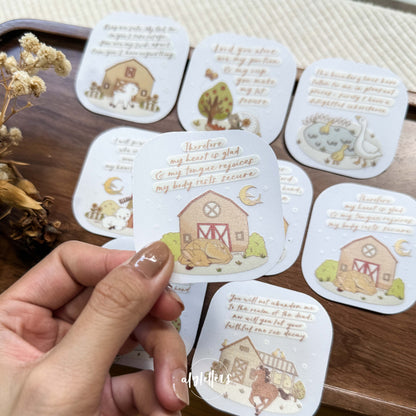 Psalm 16 | 8 Individual Stickers