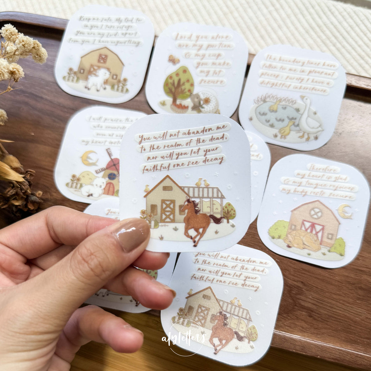 Psalm 16 | 8 Individual Stickers