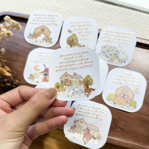 Psalm 16 | 8 Individual Stickers