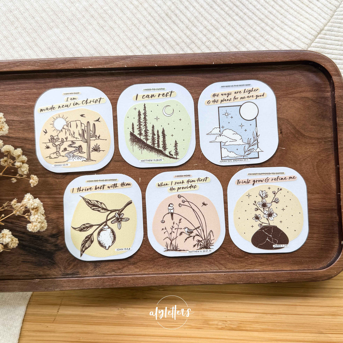 Redeemed | 6 Individual Stickers