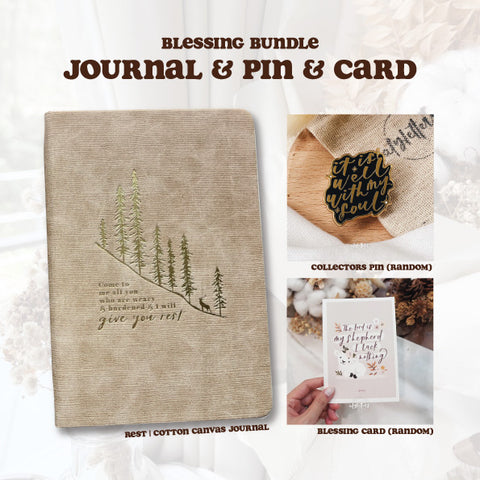 Blessing Bundle | Journal + Pin + Card