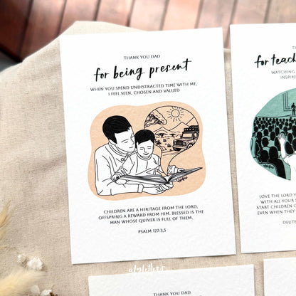 Thank You Dad | 6 Blessing Cards