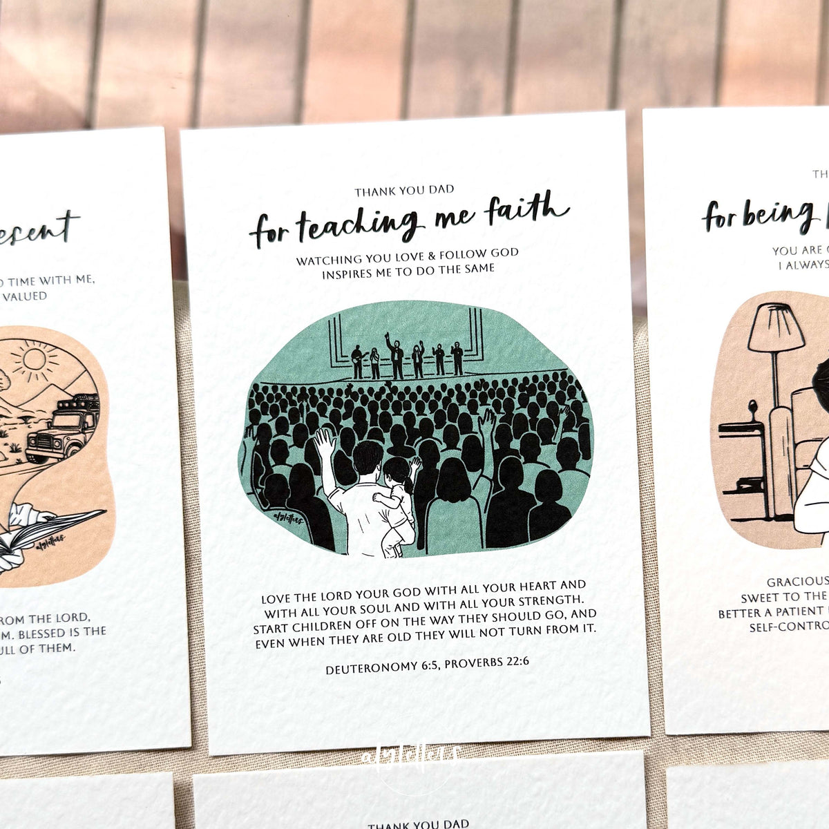 Thank You Dad | 6 Blessing Cards