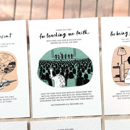 Thank You Dad | 6 Blessing Cards