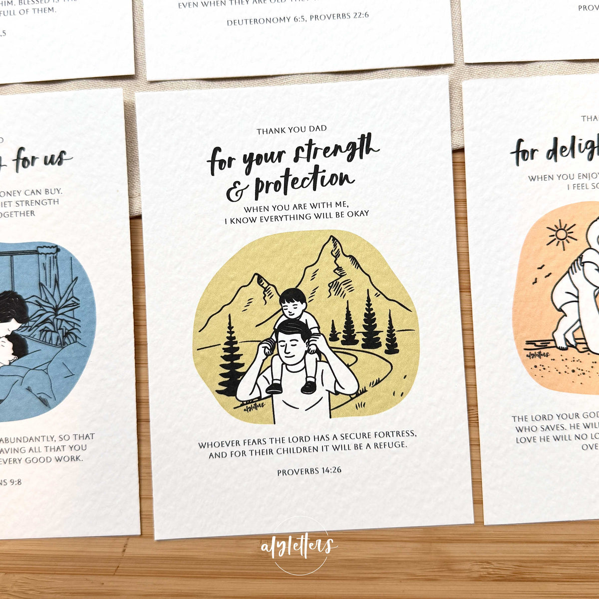 Thank You Dad | 6 Blessing Cards