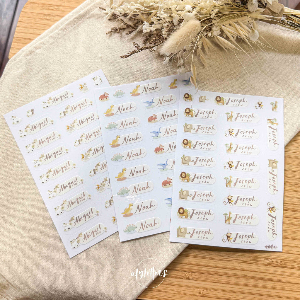 Bespoke Name Stickers [WE'LL BE BACK SEPT 2025]
