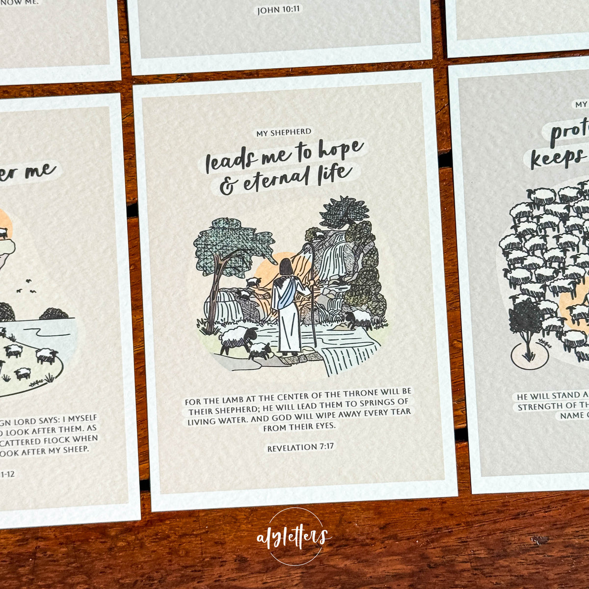 My Shepherd (Neutrals) | 6 Blessing Cards