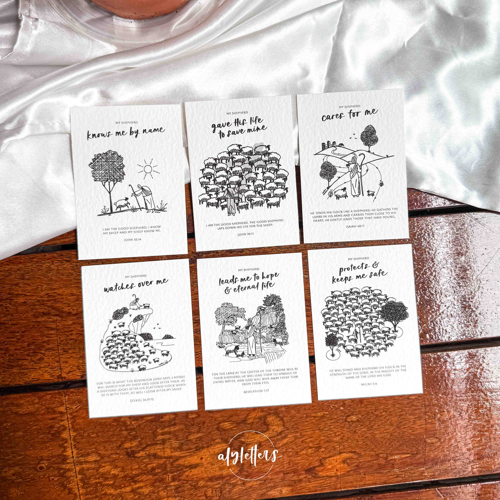 My Shepherd | 6 Mini Blessing Cards