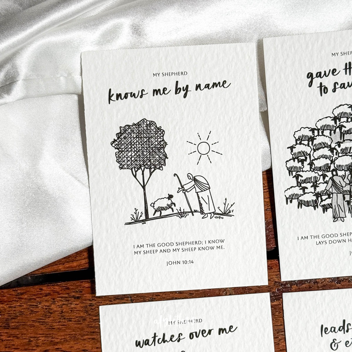 My Shepherd | 6 Mini Blessing Cards