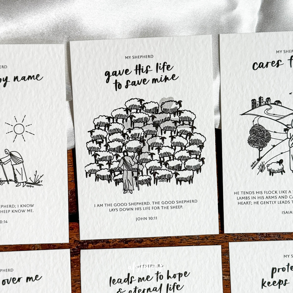 My Shepherd | 6 Mini Blessing Cards