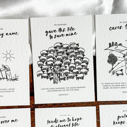 My Shepherd | 6 Mini Blessing Cards