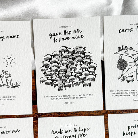 My Shepherd | 6 Mini Blessing Cards