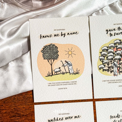 My Shepherd (Bright Colours) | 6 Blessing Cards