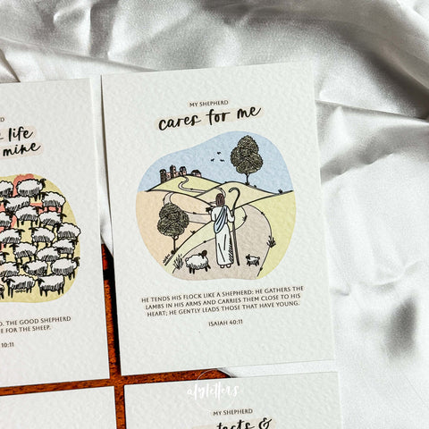 My Shepherd (Bright Colours) | 6 Blessing Cards