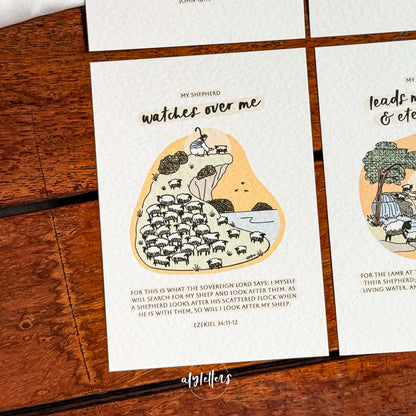 My Shepherd (Bright Colours) | 6 Blessing Cards