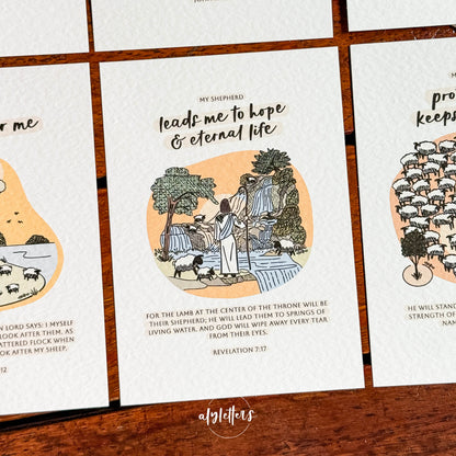 My Shepherd (Bright Colours) | 6 Blessing Cards