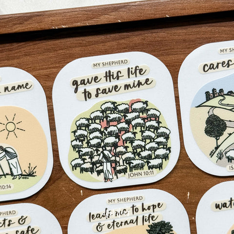 My Shepherd | 6 Individual Stickers