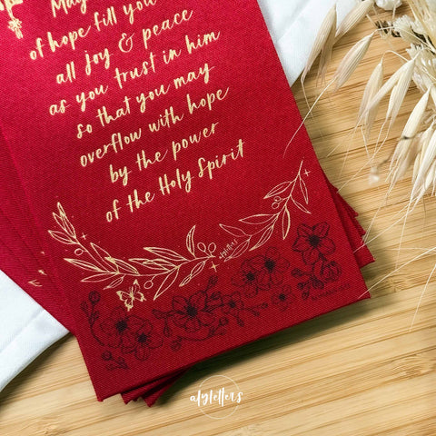 God Of Hope | 2026 Silk Red Packets
