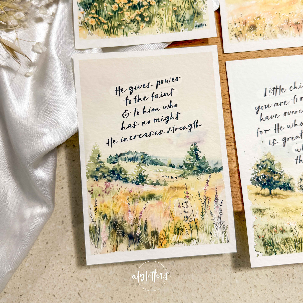 Held | 6 Blessing Cards