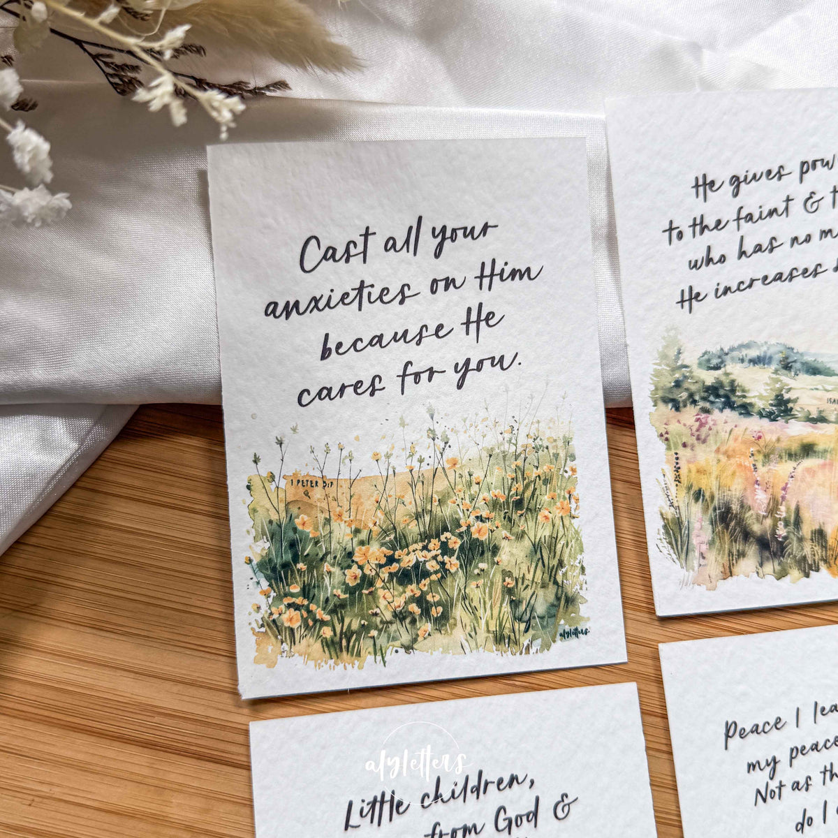 Held | 6 Mini Blessing Cards