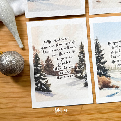 Held | 6 Mini Winter Blessing Cards