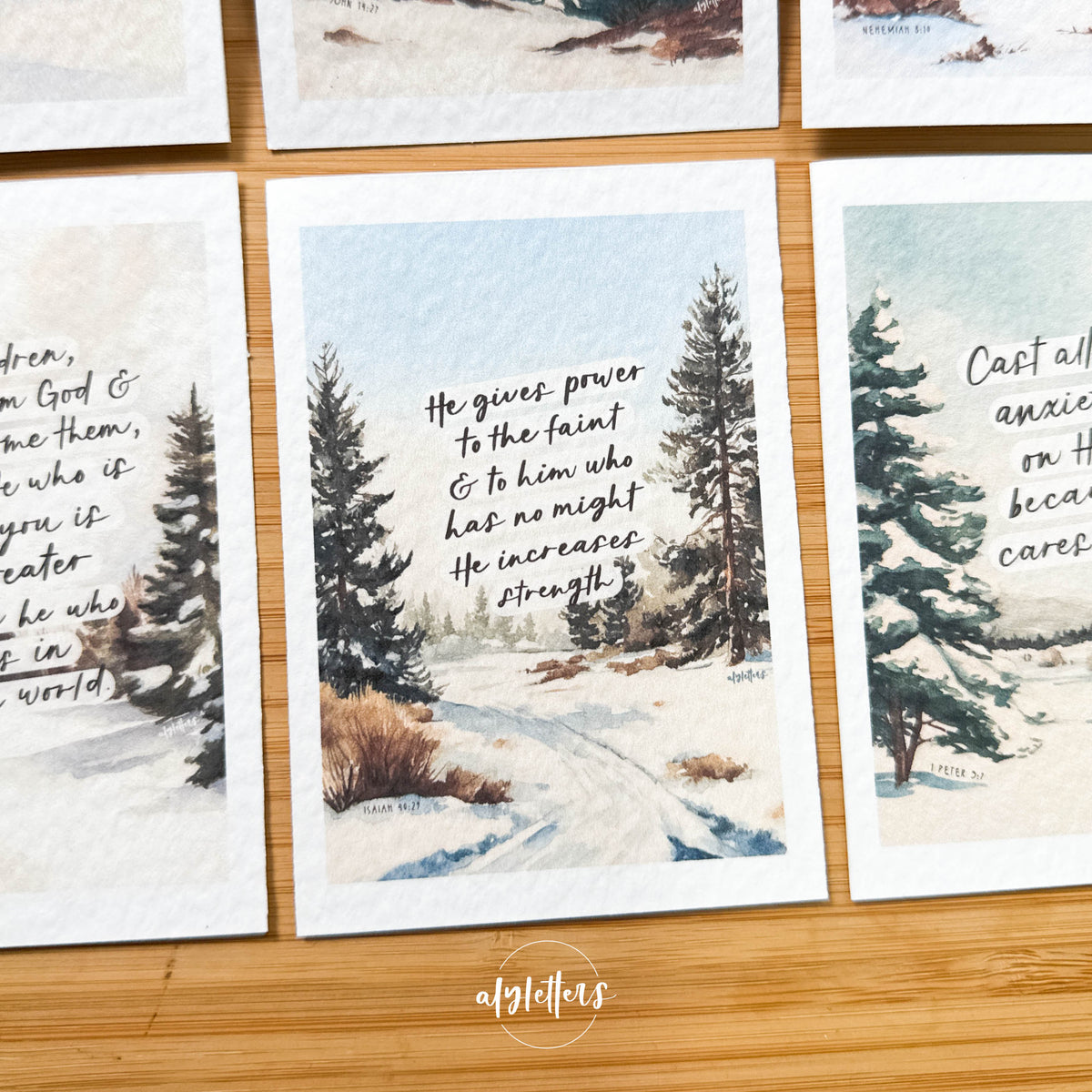 Held | 6 Mini Winter Blessing Cards