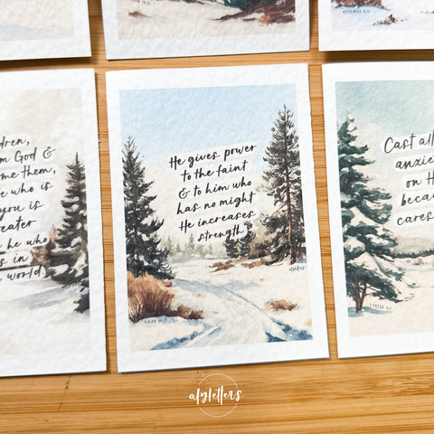Held | 6 Mini Christmas Blessing Cards (NEW)