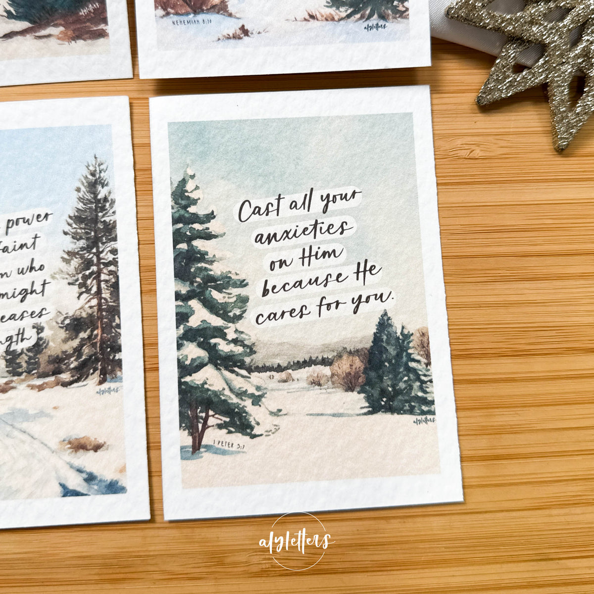 Held | 6 Mini Winter Blessing Cards