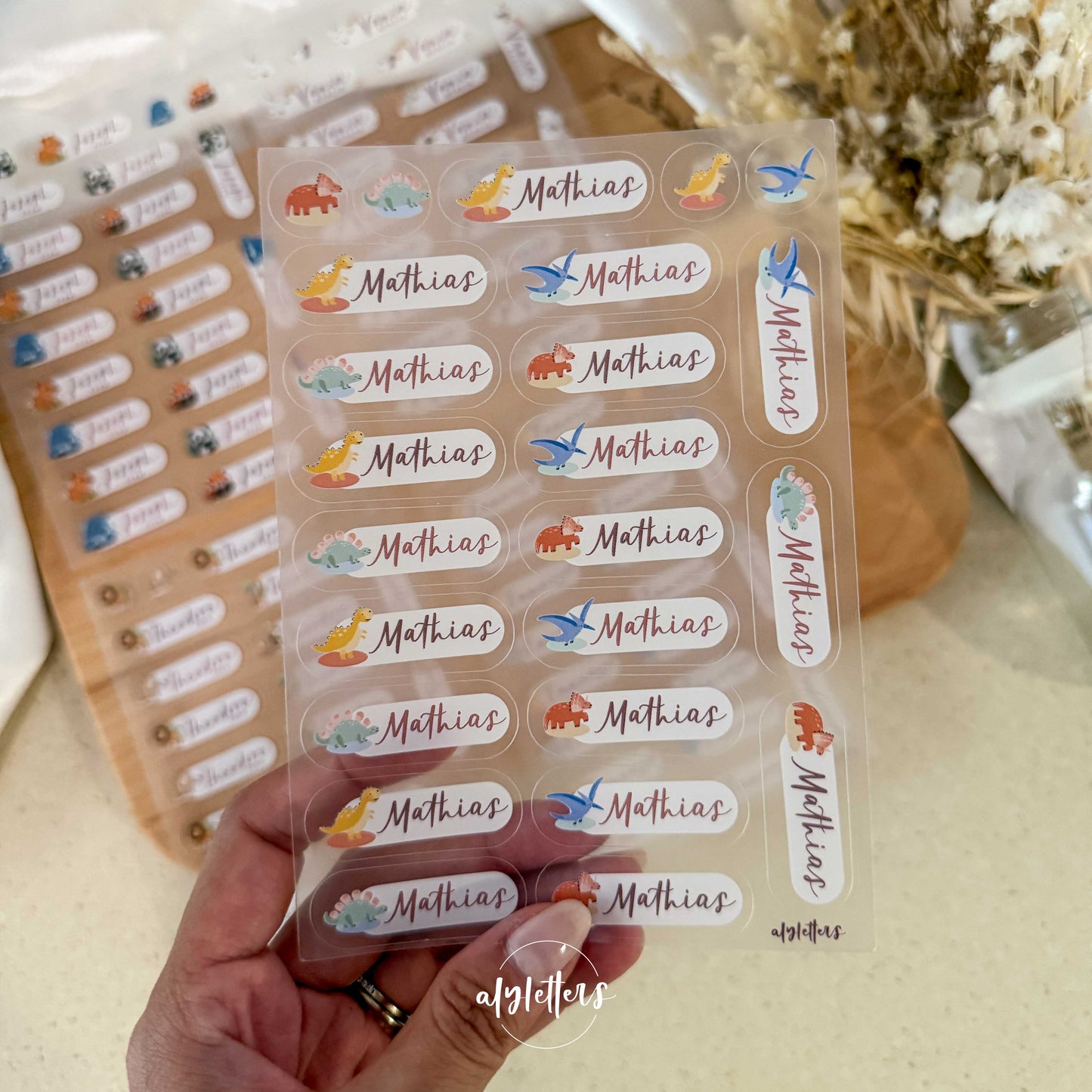 Bespoke Name Stickers (first 50 names only)