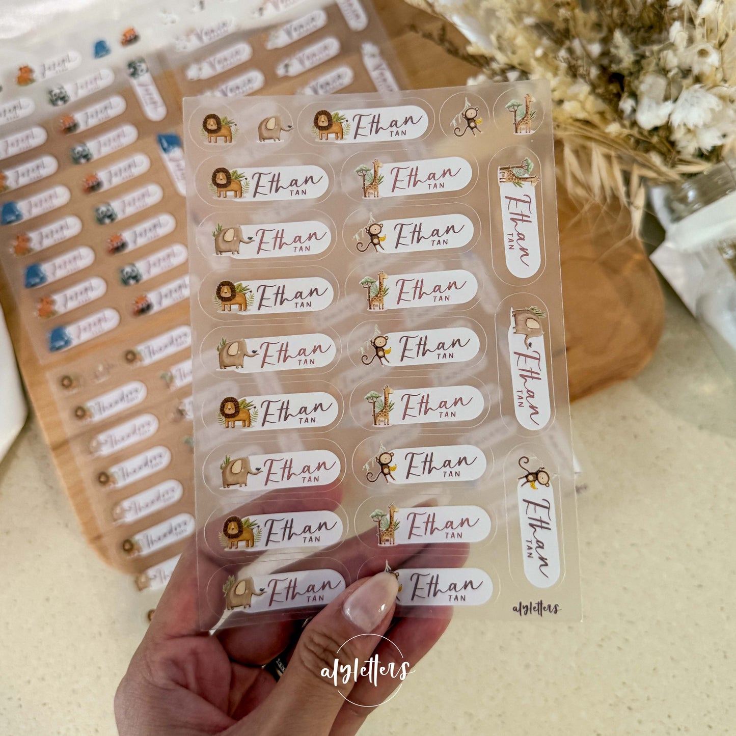 Bespoke Name Stickers (first 50 names only)