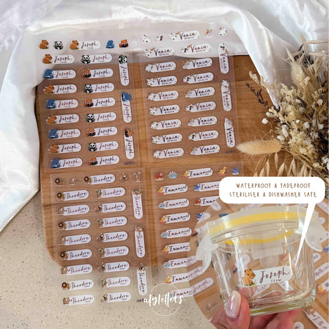 Bespoke Name Stickers (First 50 orders, Till 1 Feb Only!)