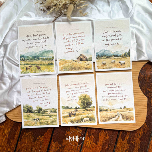 Loved Because | 6 Blessing Cards