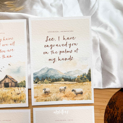 Loved Because | 6 Blessing Cards