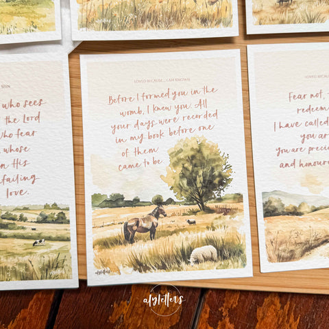 Loved Because | 6 Blessing Cards (NEW)