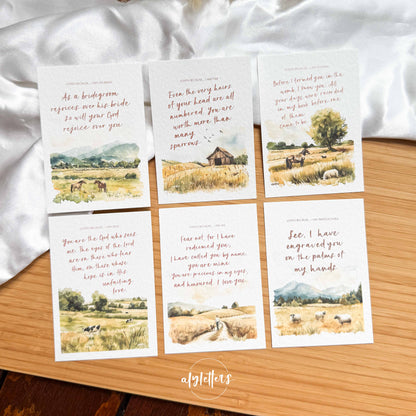 Loved Because | 6 Mini Blessing Cards