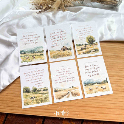 Loved Because | 6 Mini Blessing Cards