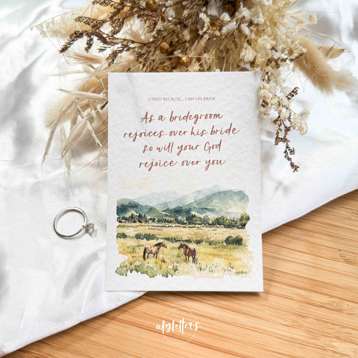 Loved Because | 6 Mini Blessing Cards